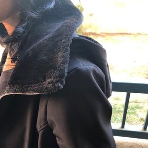 Black Jessica Simpson Trench Coat